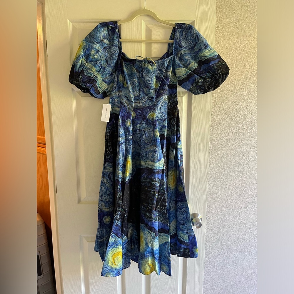 RESERVED FOR JESSICA - Starry night day dress size S BNWT